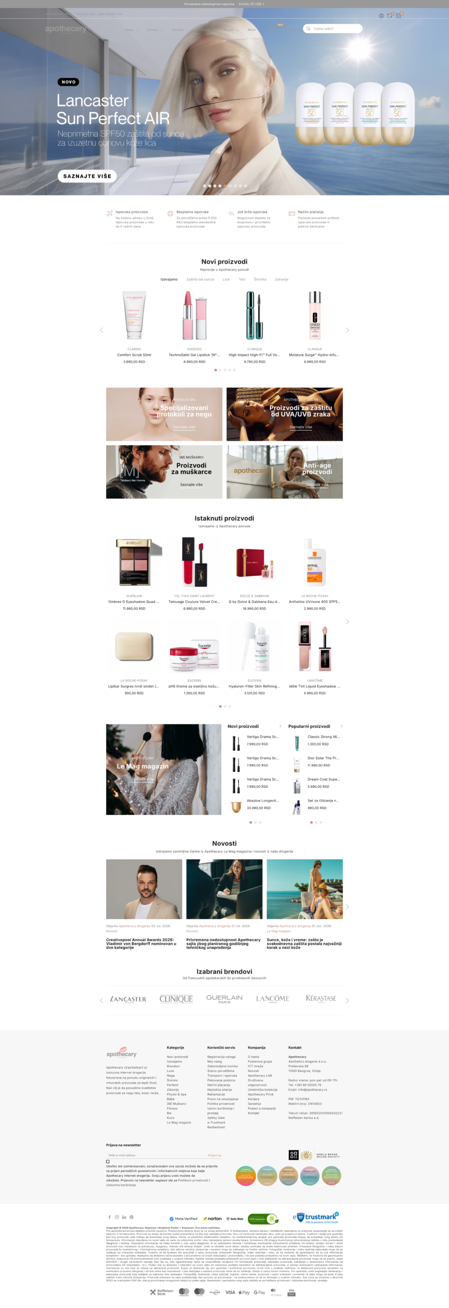 Apothecary brand refresh
