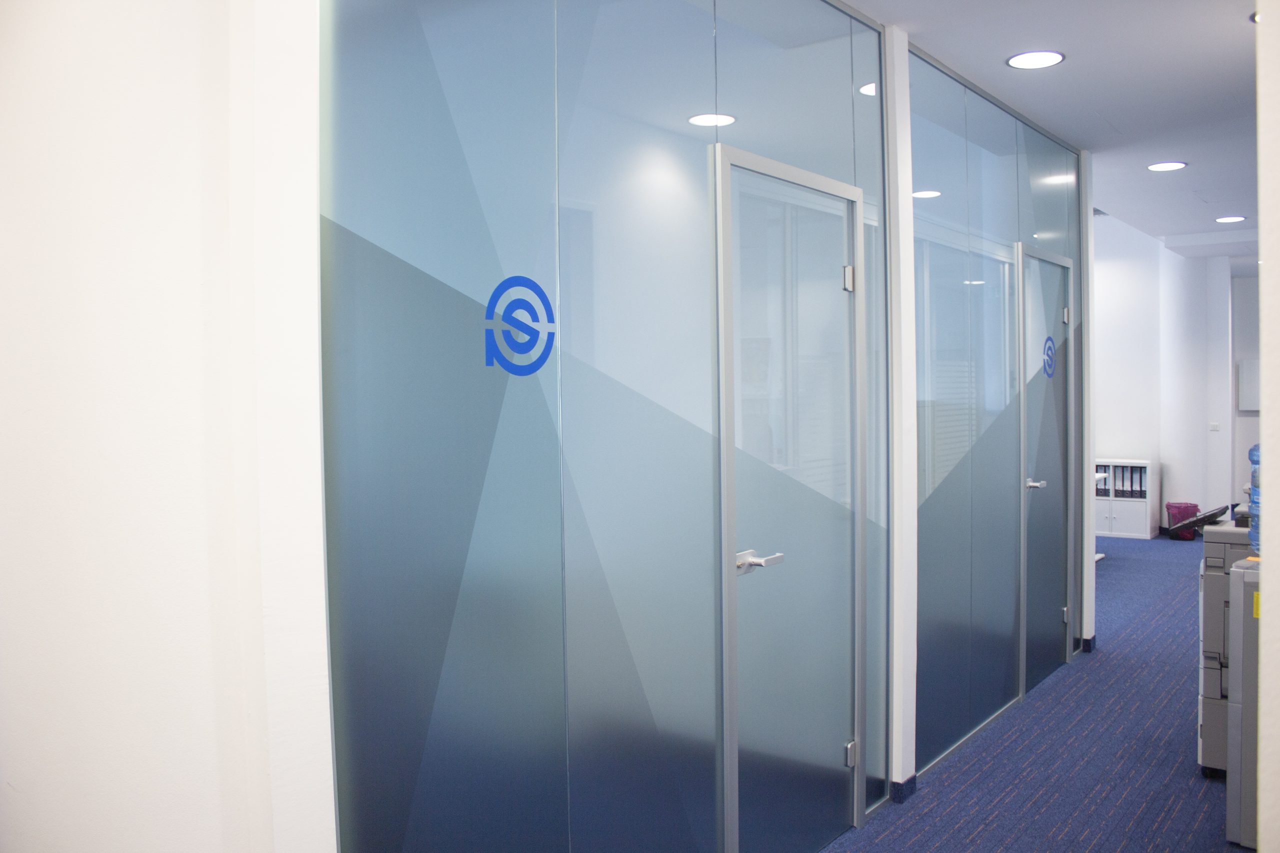 URSAPHAM Serbia office glass-wall branding